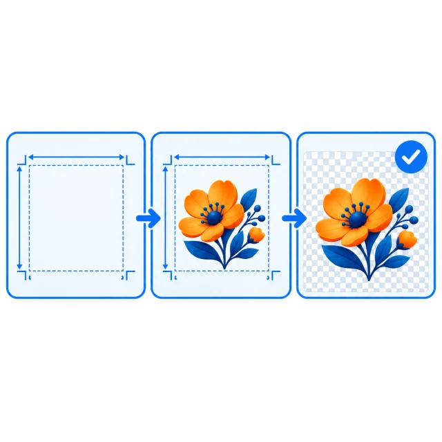 Avant l’envoi : supprimez tous les traits et textes de repère. Gardez uniquement le visuel à imprimer.