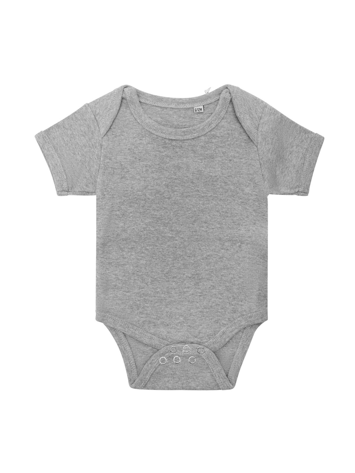 Body bébé manches courtes - HGR - Gris chiné