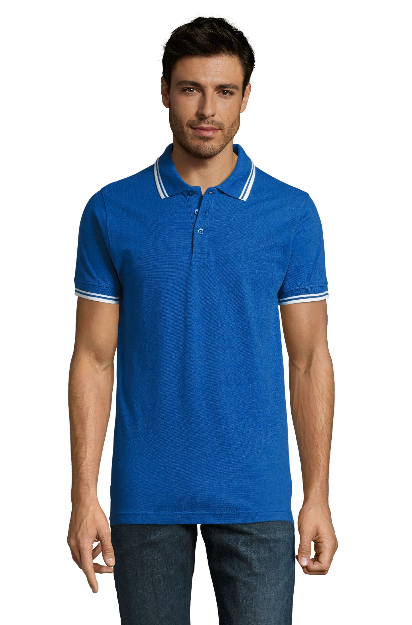 HOMMES DE PASADENA - 913 - Bleu royal / Blanc