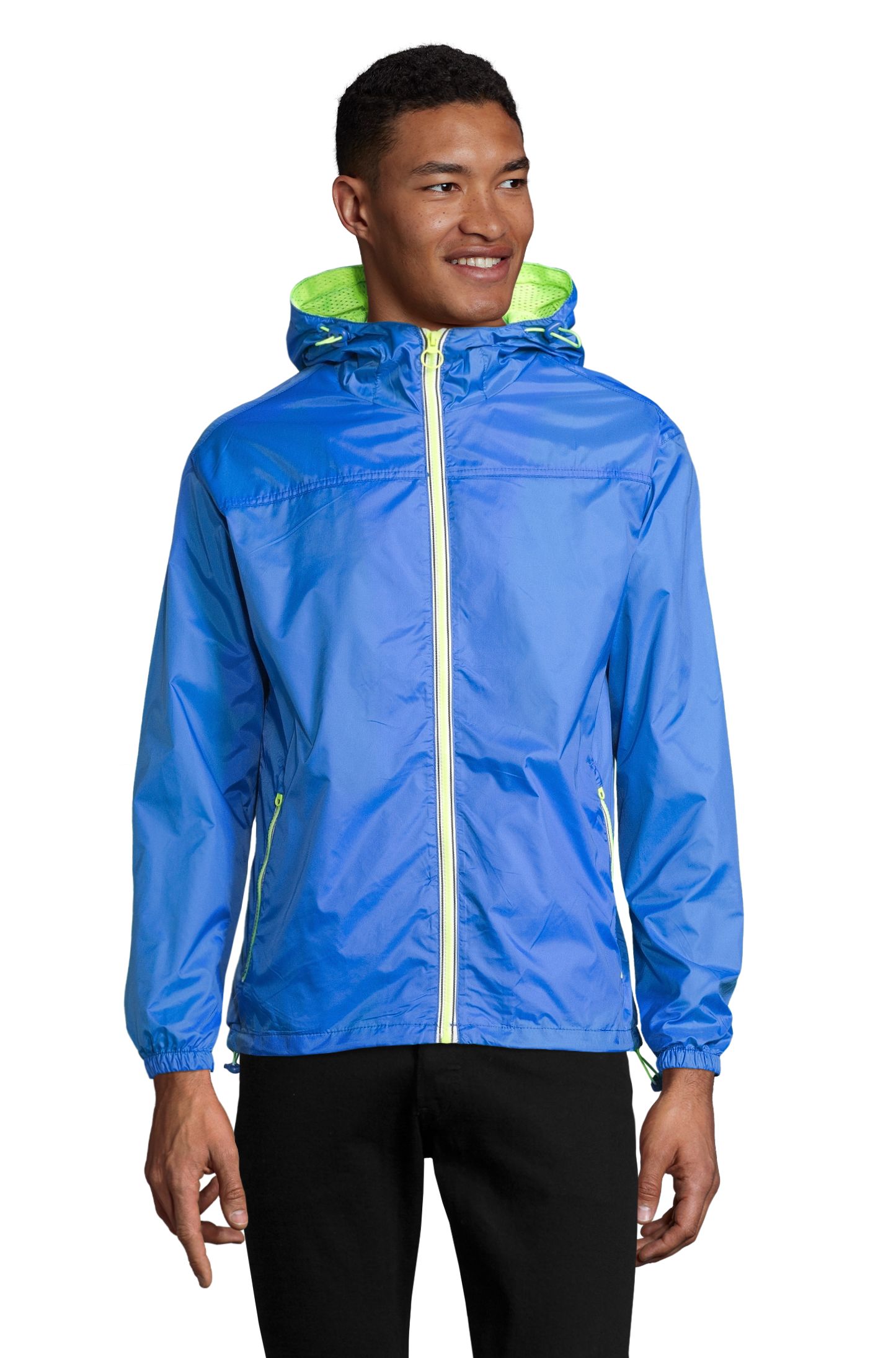 PATIN - 889 - Bleu royal / Jaune fluorescent