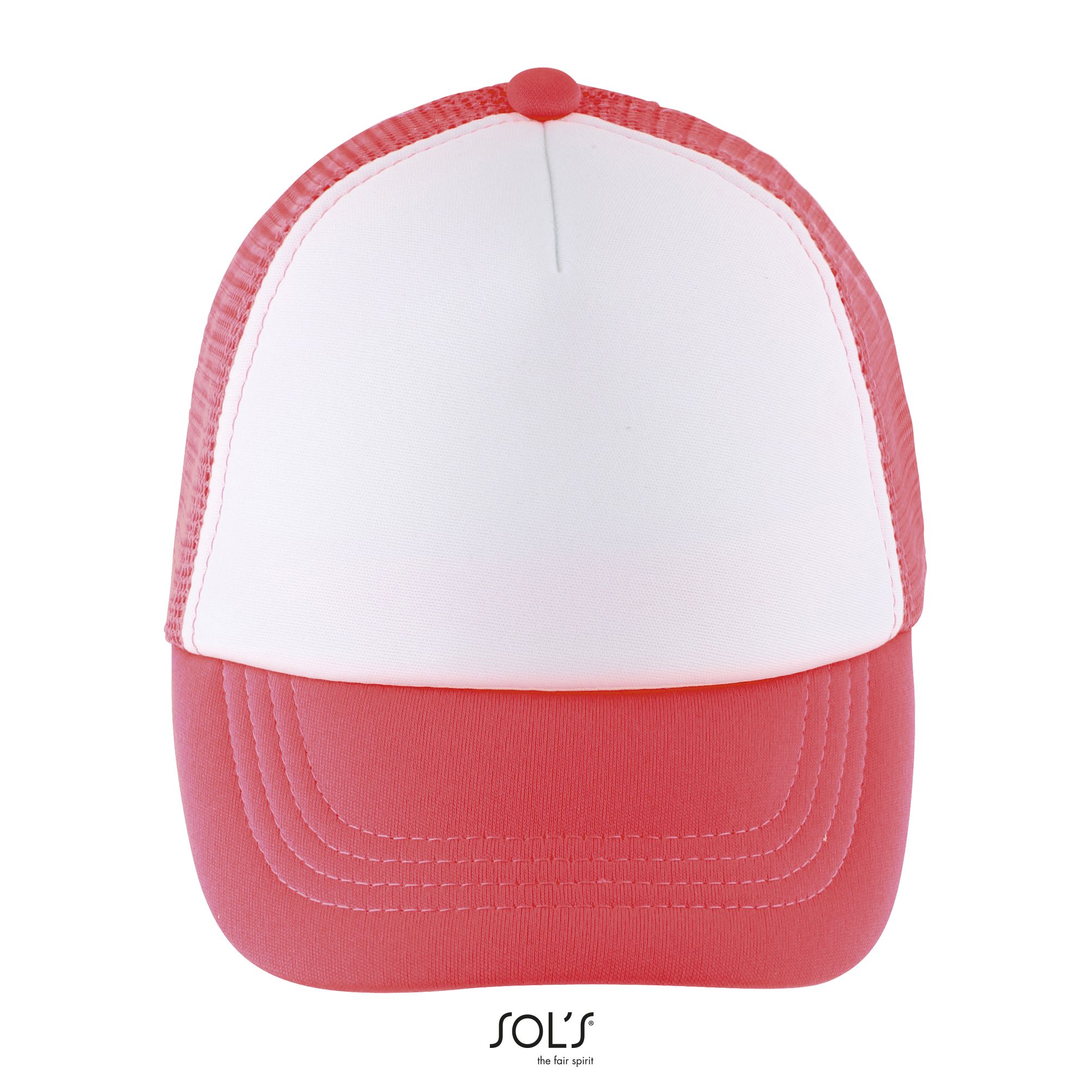 LES ENFANTS À BULLE - 515 - Corail blanc/fluorescent