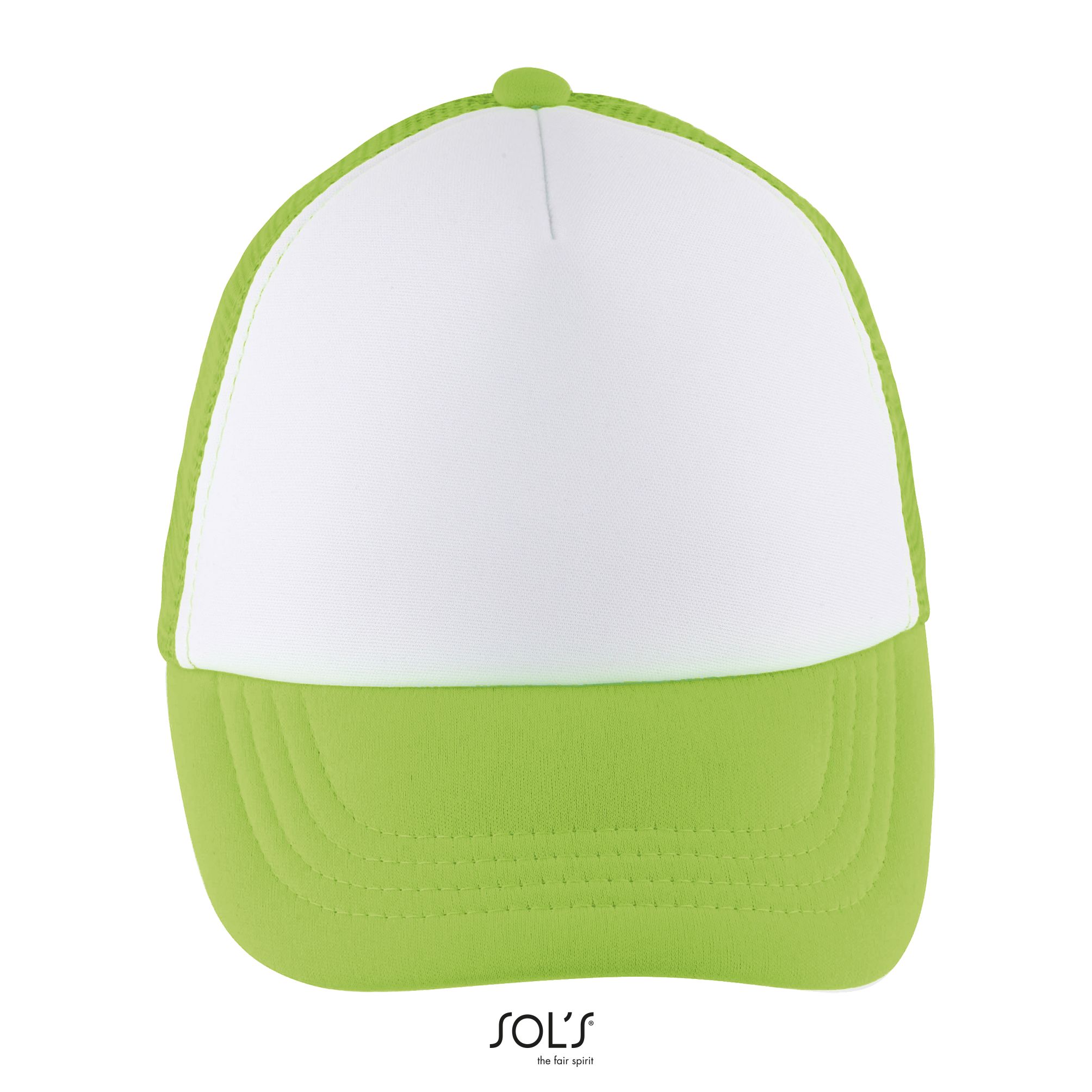 LES ENFANTS À BULLE - 516 - Blanc / Vert fluorescent