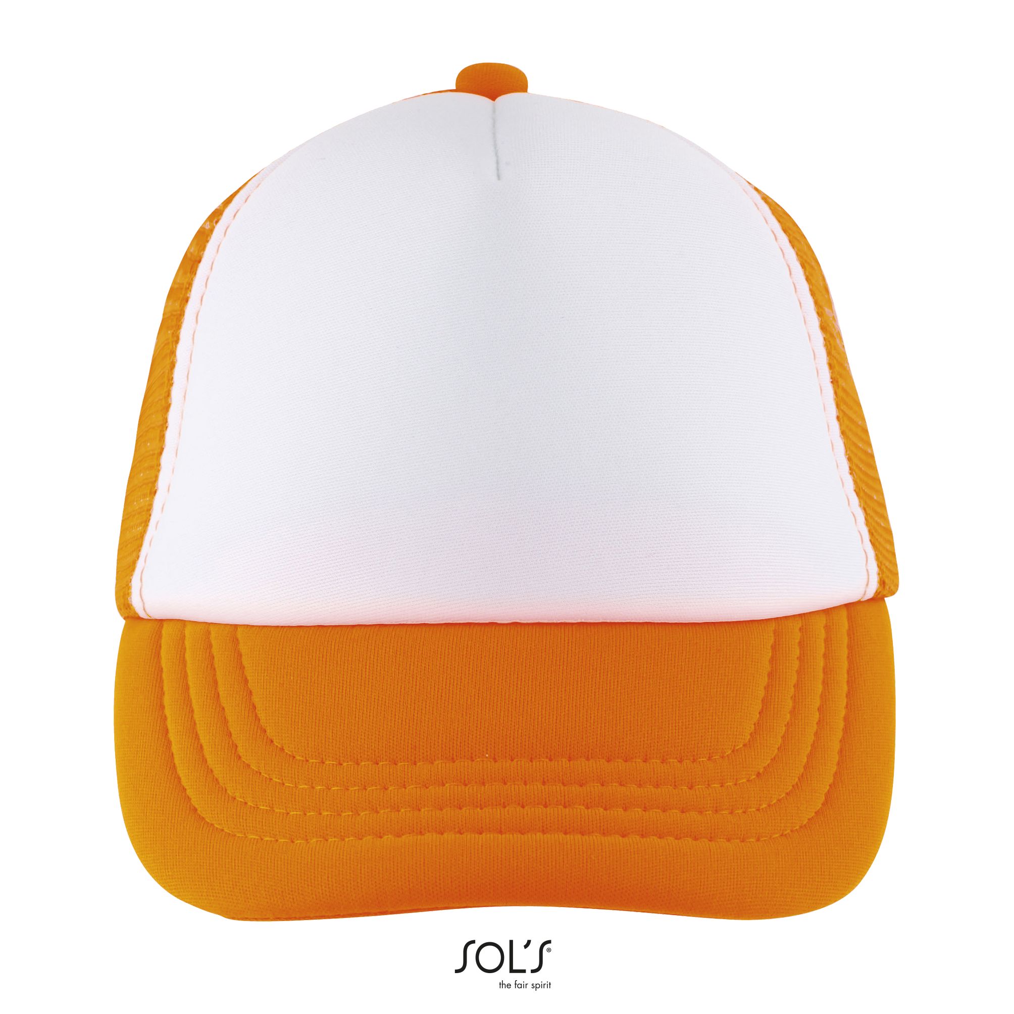 LES ENFANTS À BULLE - 517 - Blanc / Orange fluorescent