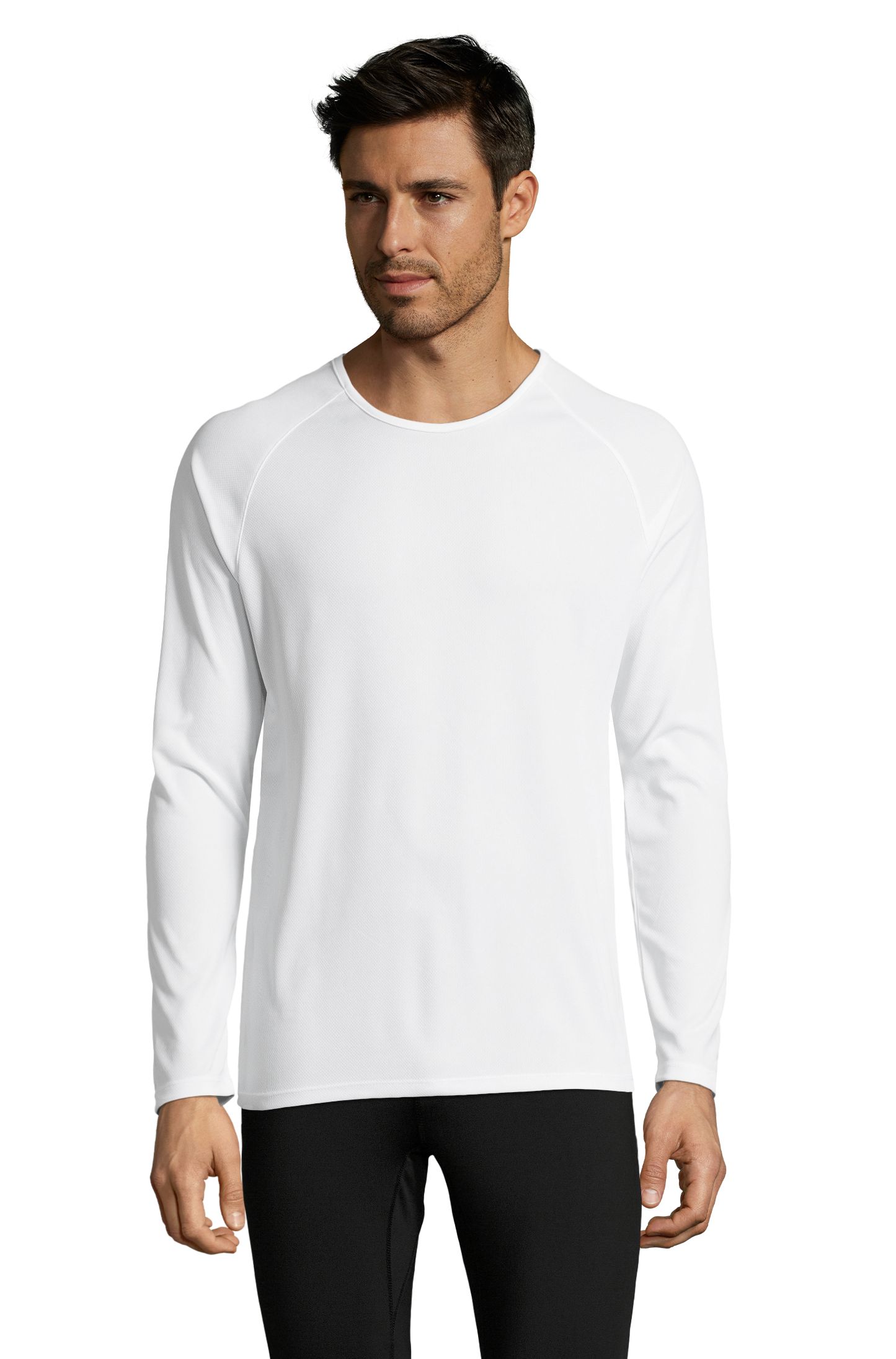 SPORTY LSL HOMMES - 102 - BLANC