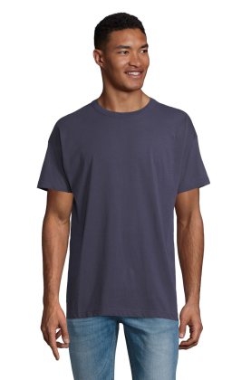 T-shirt oversize à coupe carrée pour homme - 319 - BLEU ULTRAMARINE