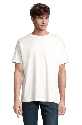 T-shirt oversize à coupe carrée pour homme - 104 - Blanc pastel