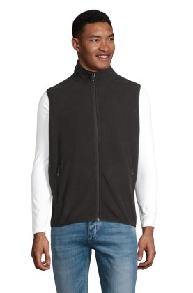 Bodywarmer unisexe en polaire zippée Factor - 312 - Noir