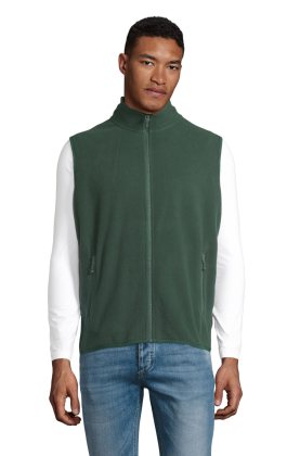 Bodywarmer unisexe en polaire zippée Factor - 266 - Vert forêt