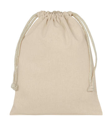 Sac à cordon en coton biologique, taille S - 