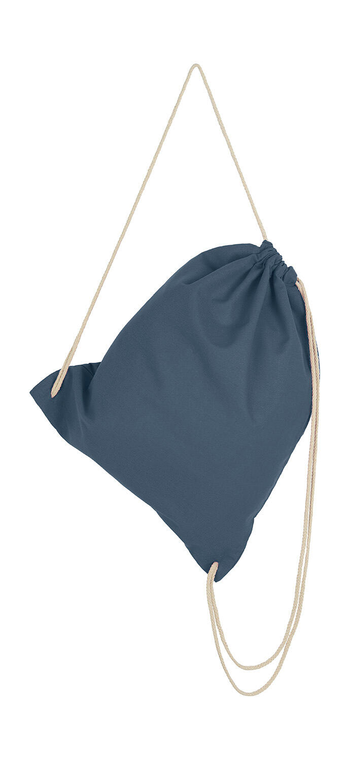 Sac à dos à cordon marron - 318 - Bleu indigo