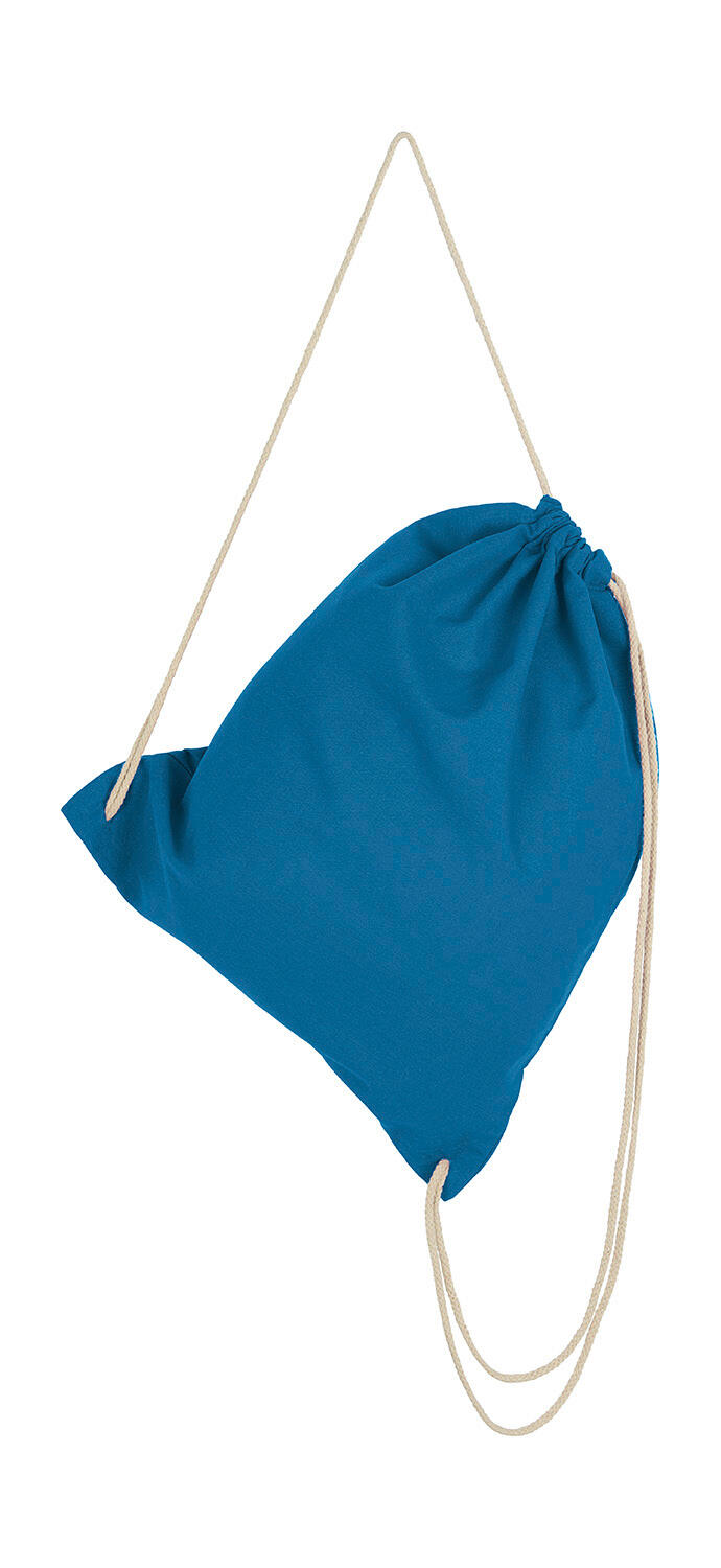 Sac à dos à cordon marron - 307 - Bleu moyen