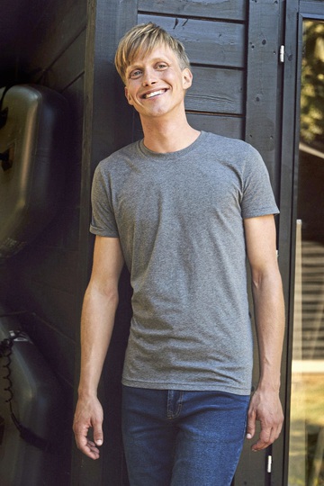 T-shirt à manches retroussables pour hommes