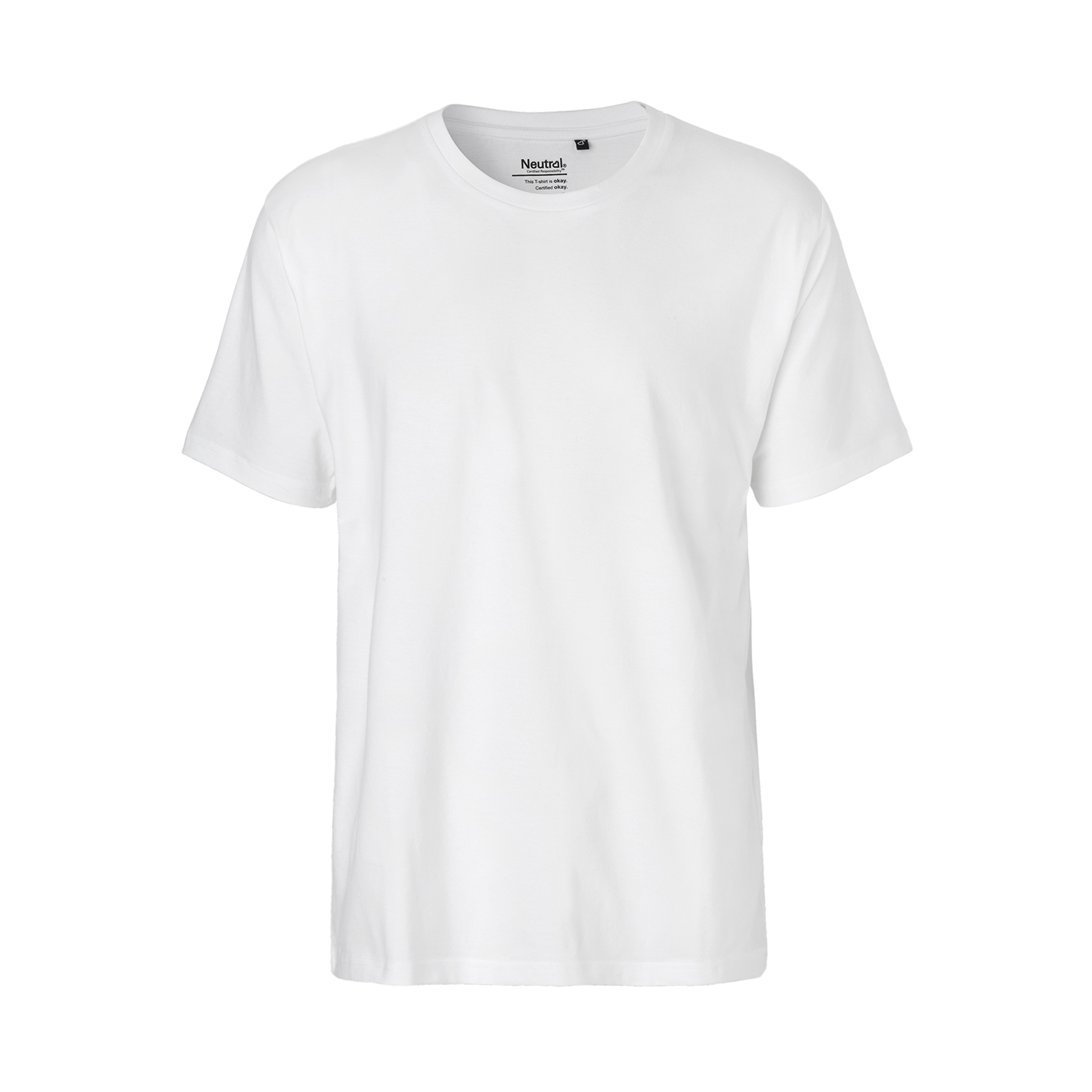 T-shirt ajusté pour homme - 01 - Blanc OUT3