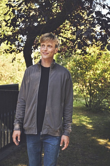 Veste unisexe à col montant