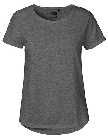 T-shirt à manches retroussables pour femme - 