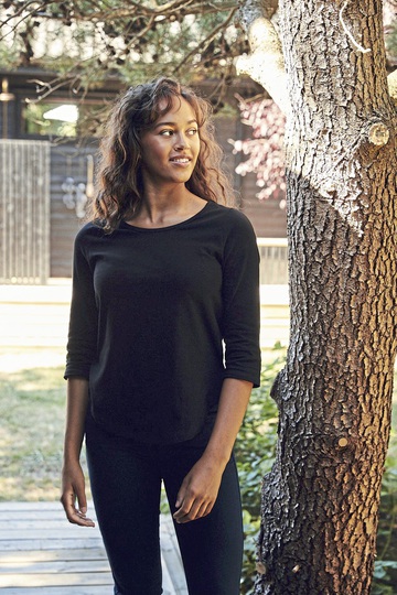 T-shirt à manches 3/4 pour femme