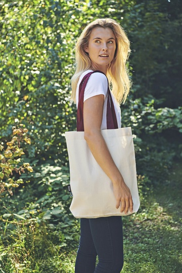 Sac en sergé avec anses contrastées