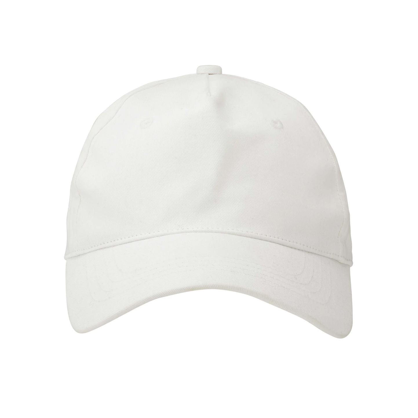 Casquette en sergé Bio 5 panneaux - 01 - Blanc OUT3