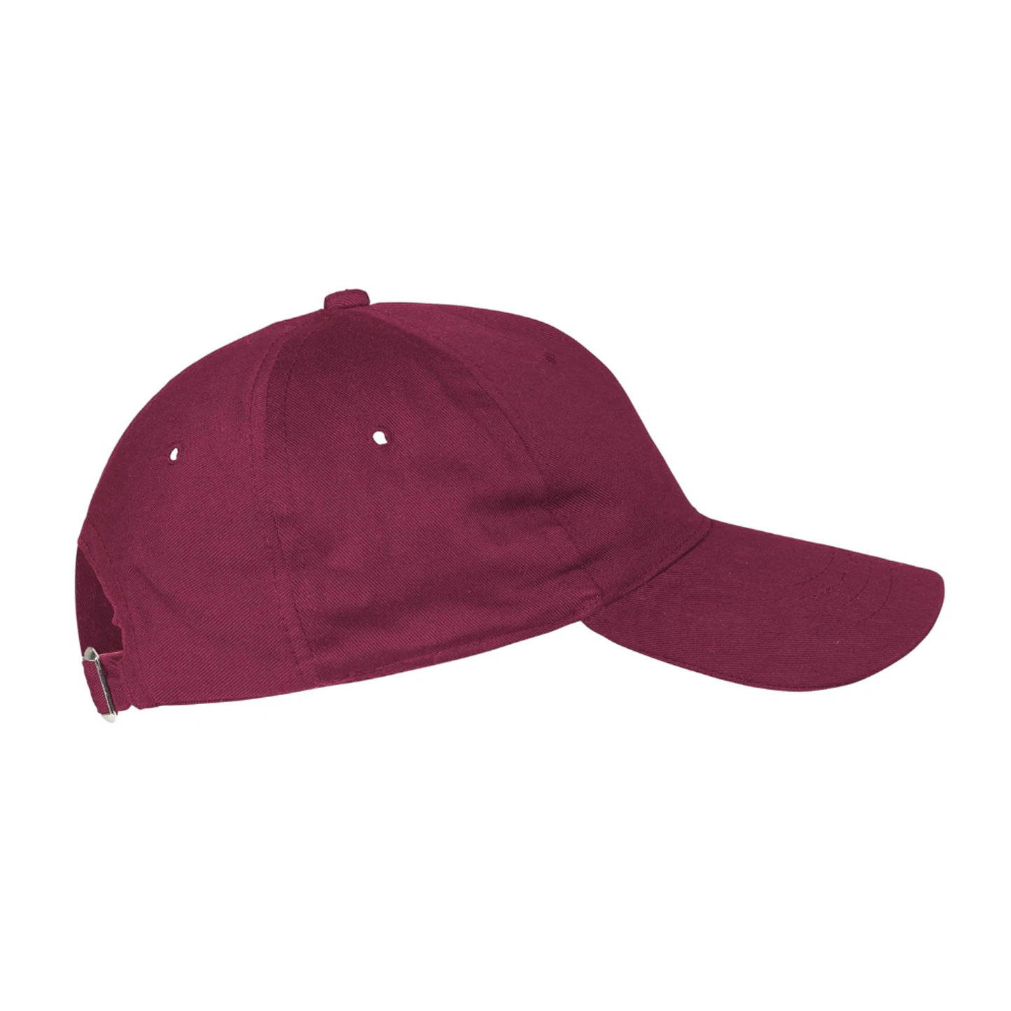 Casquette en sergé Bio 5 panneaux - 26 - BORDEAUX