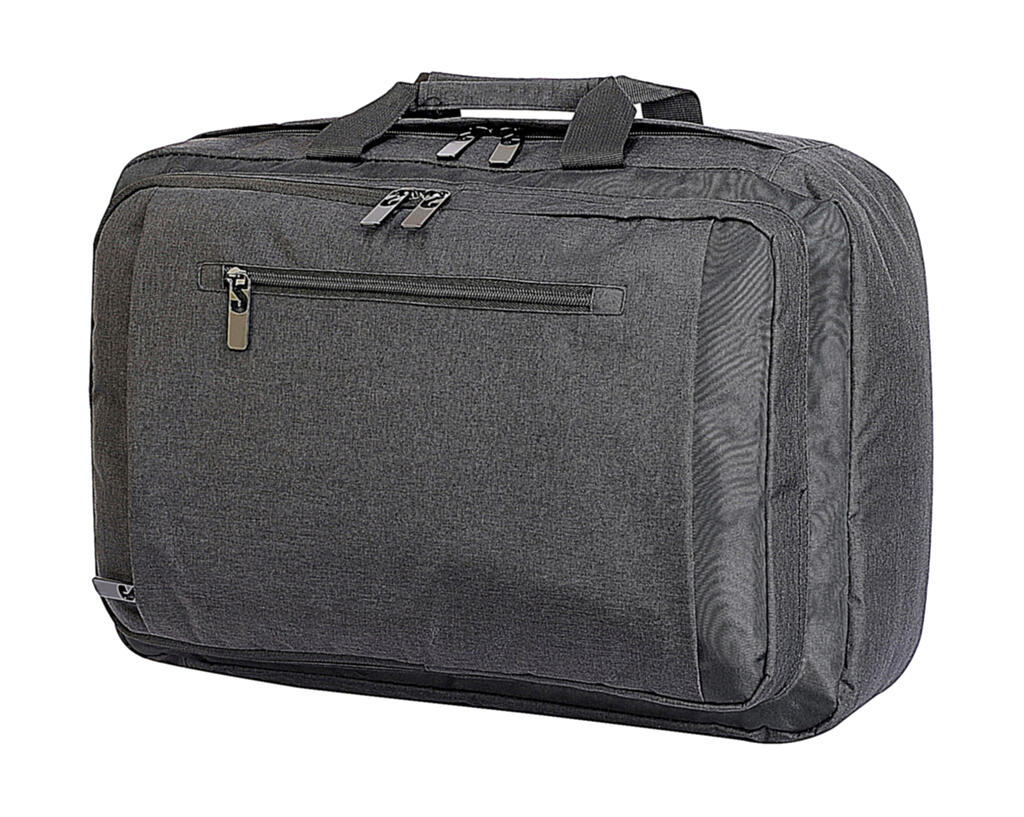 Sacoche hybride pour ordinateur portable Bordeaux - 161 - Mélange anthracite/noir