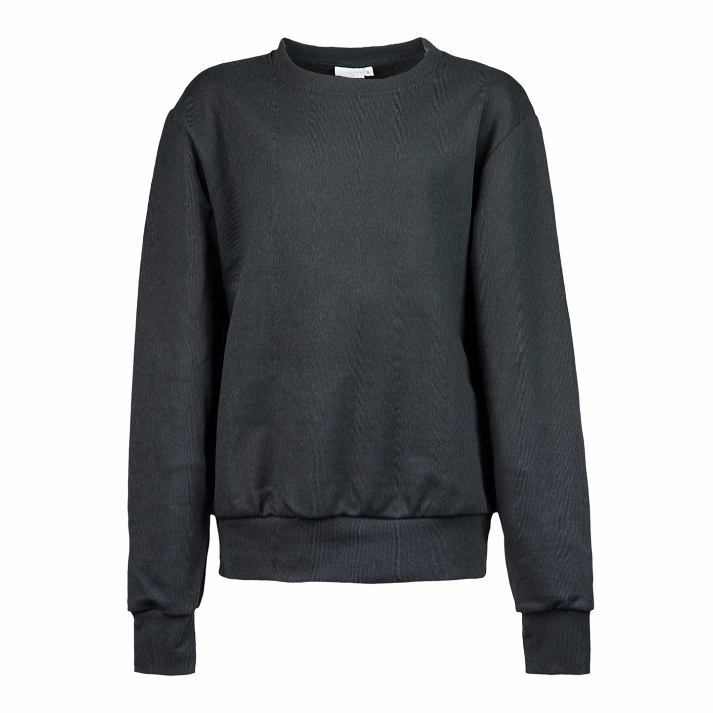 Sweat-shirt à col rond pour enfants  - 12 - Noir