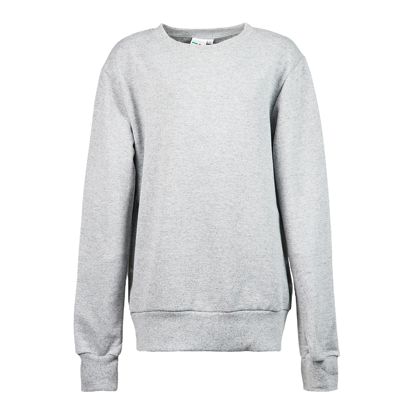 Sweat-shirt à col rond pour enfants  - 75 - Cendre