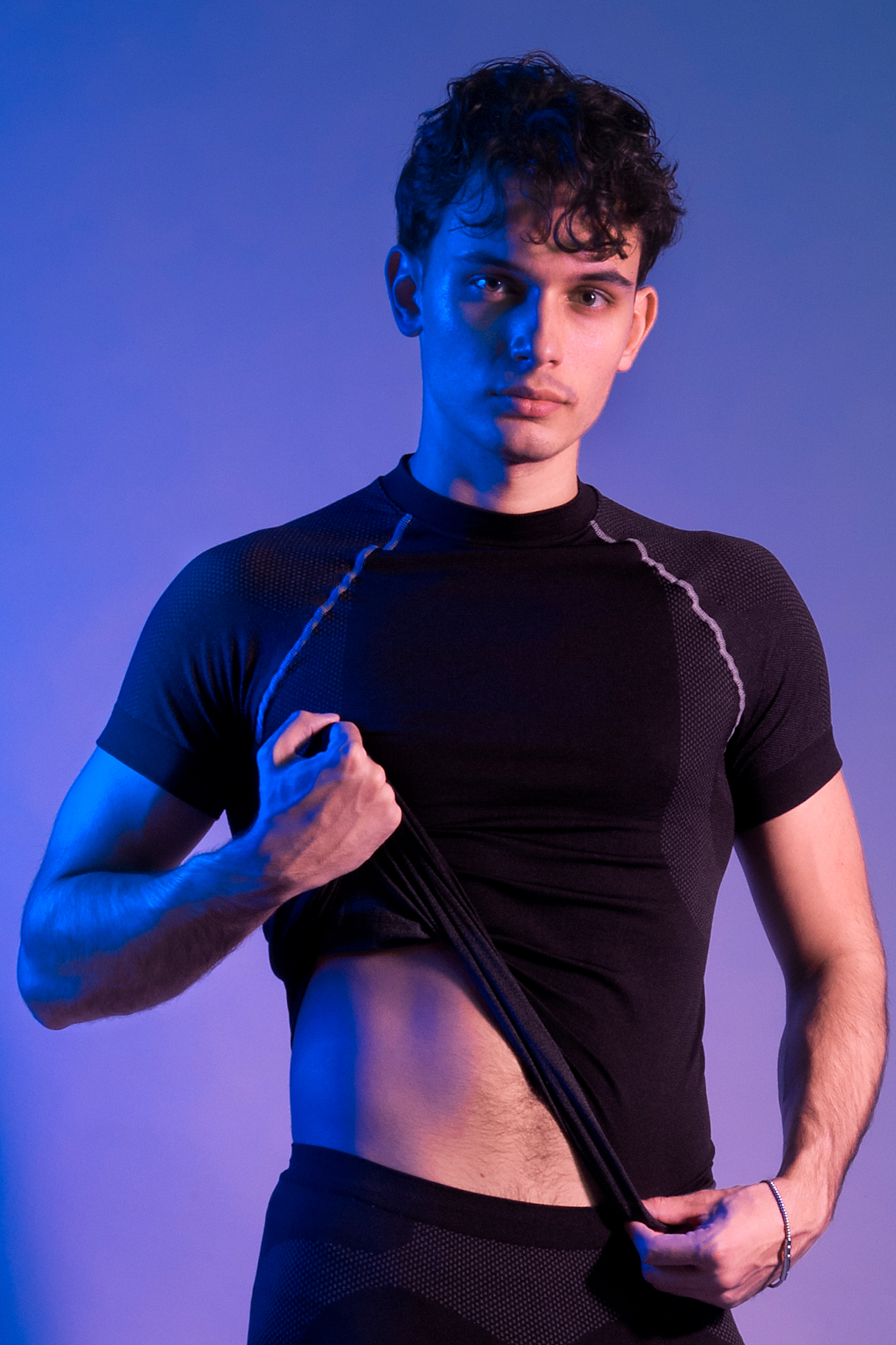 Maillot thermique unisexe à manches courtes 