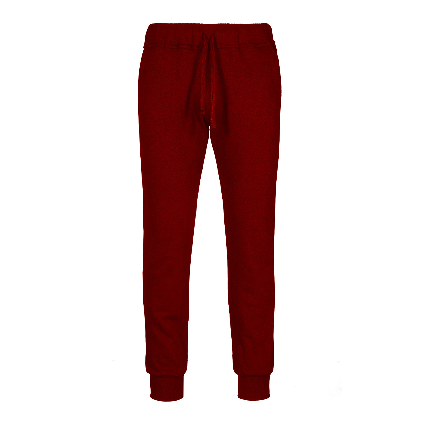 Pantalon ajusté en molleton français  - Bordeaux Sport XXS 1/2 ans