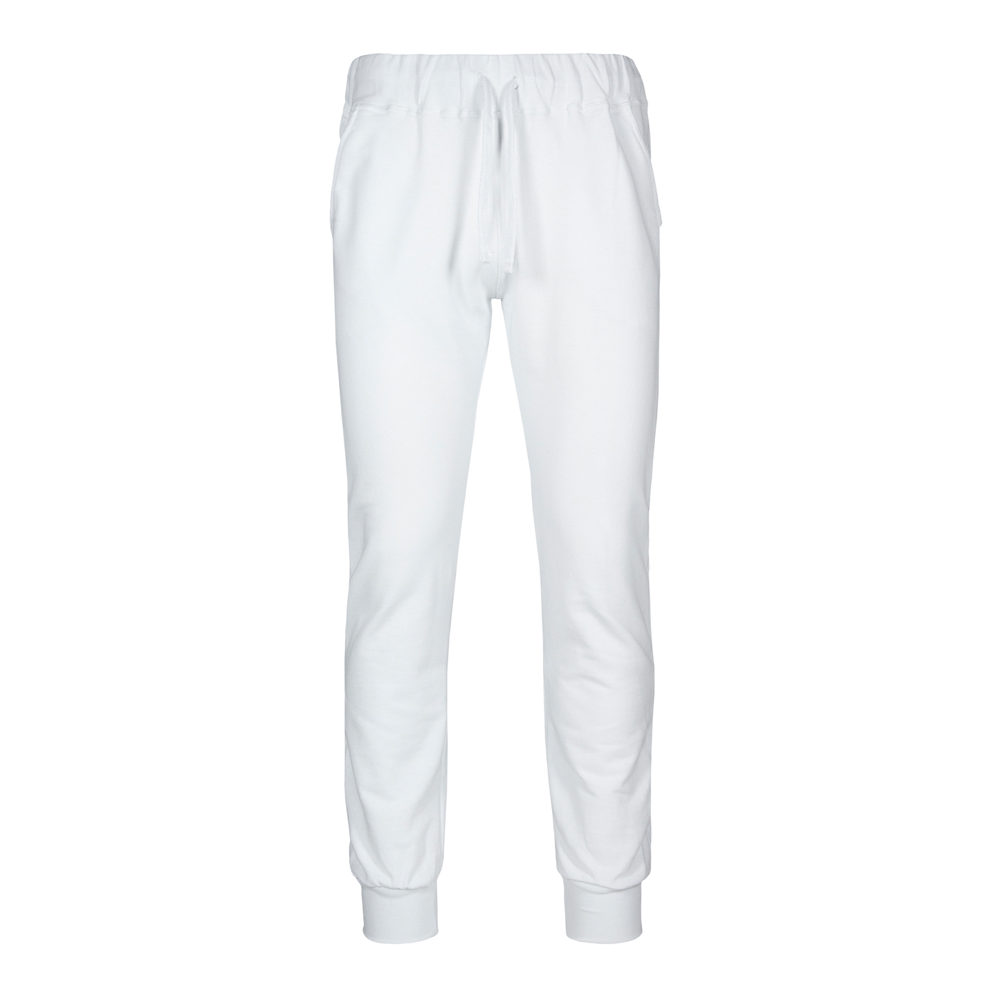 Pantalon ajusté en molleton français  - Blanc XS