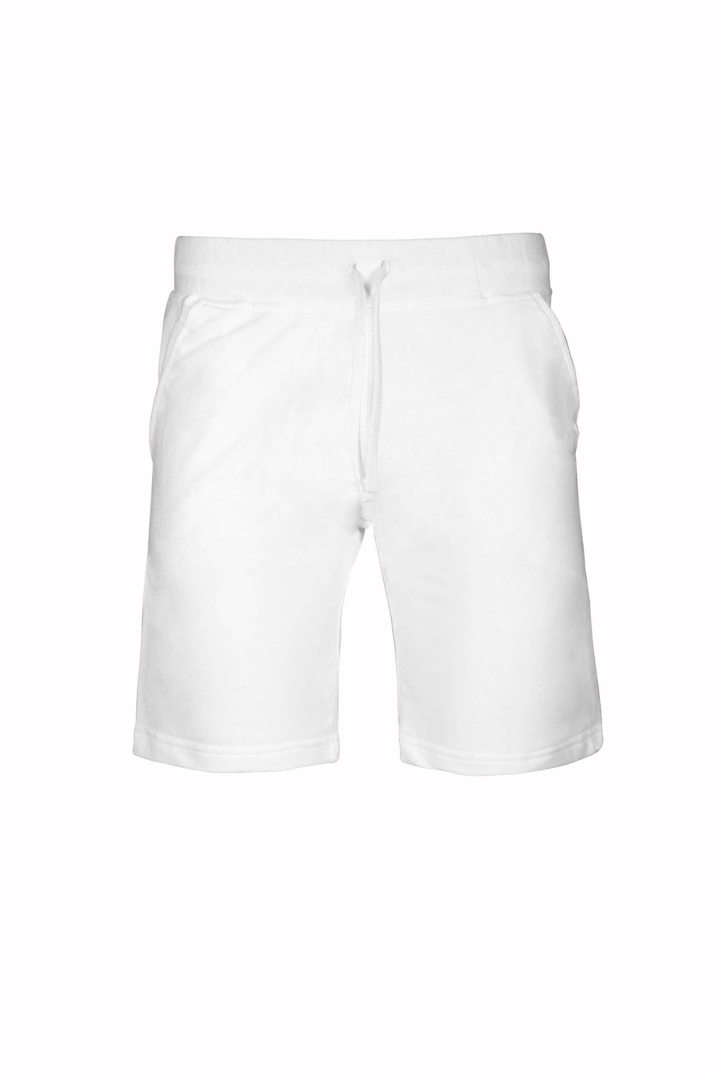 Bermuda en molleton éponge français actif  - Blanc XS