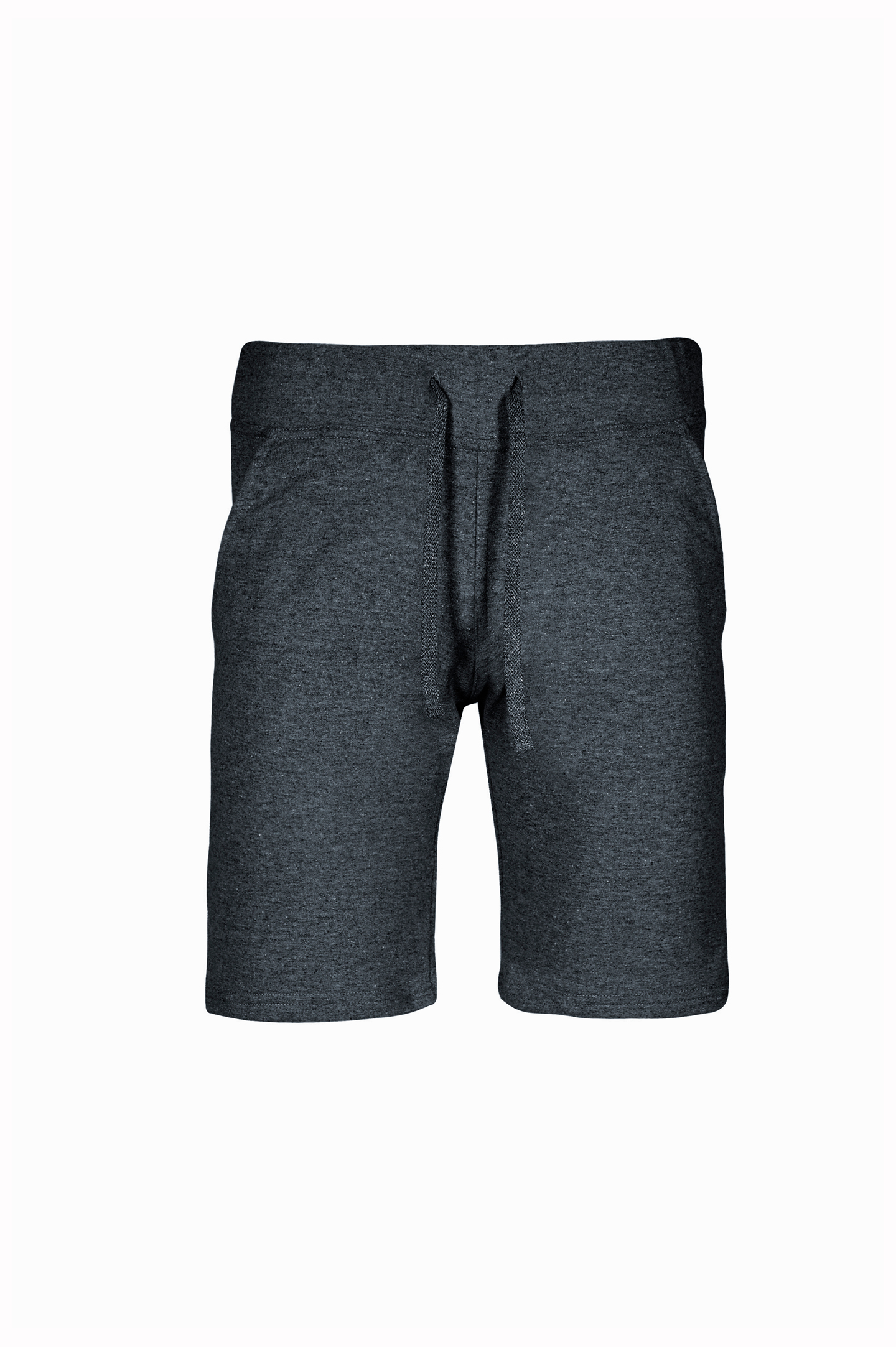 Bermuda en molleton éponge français actif  - Plomb XS