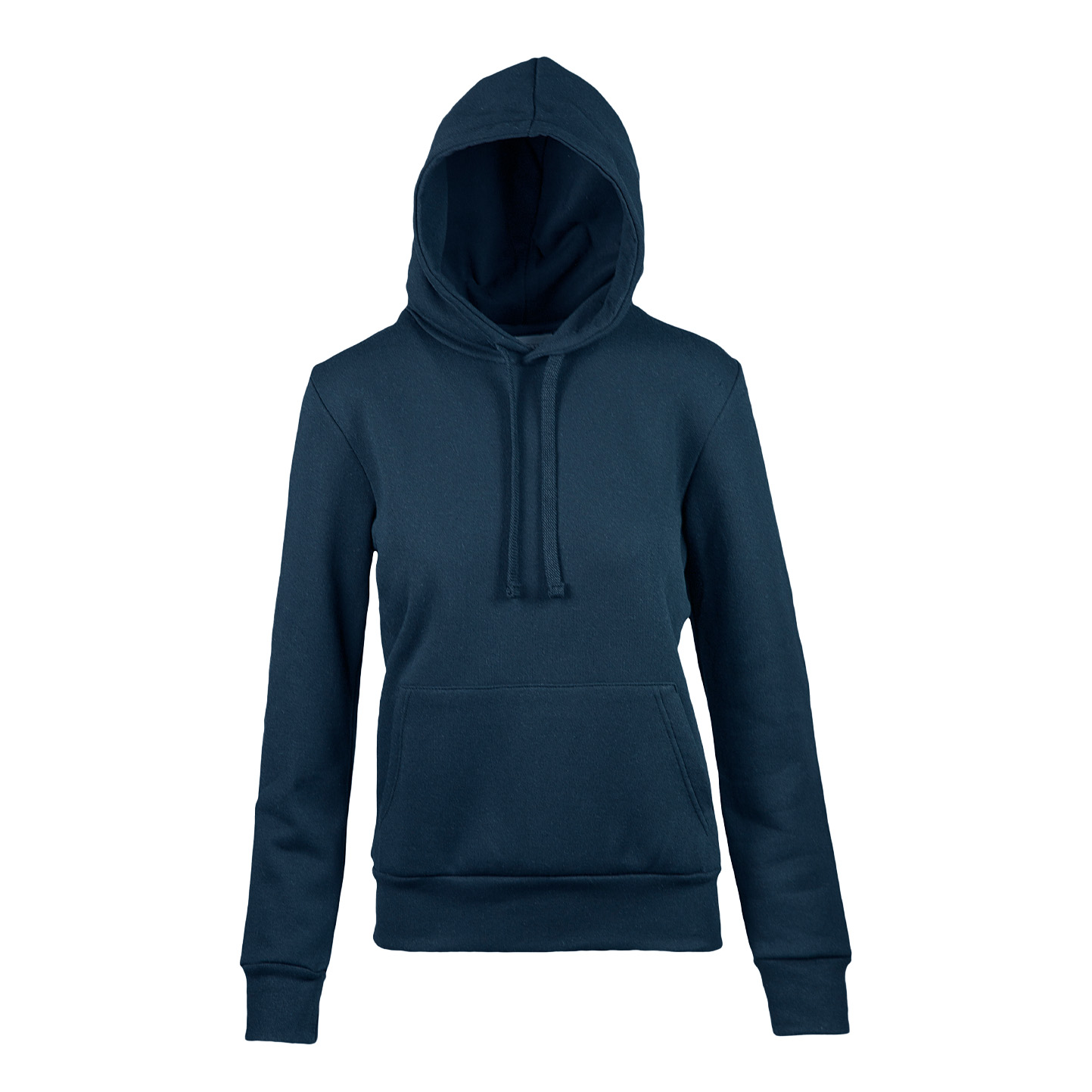 Sweat à capuche en molleton français pour femme - Bleu