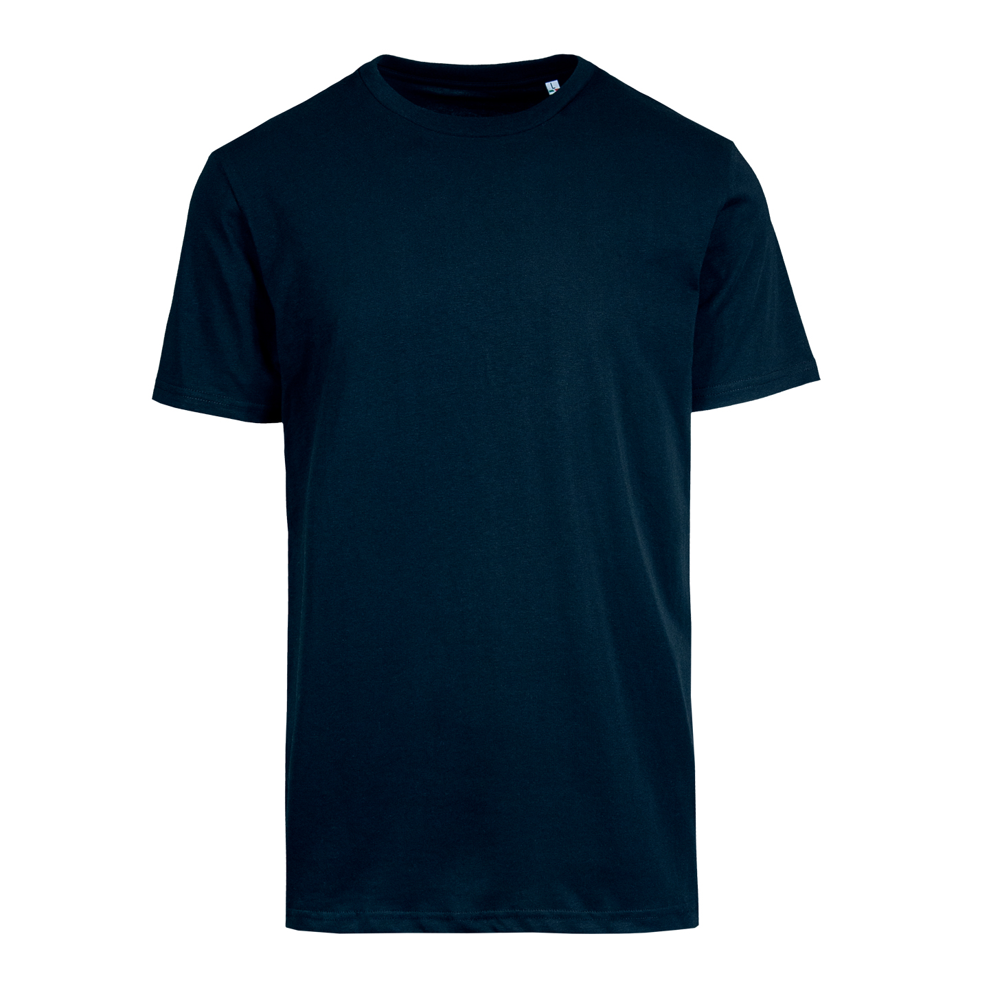 T-shirt bio à col rond et manches courtes - NY - Bleu marine XS 3/4 ans