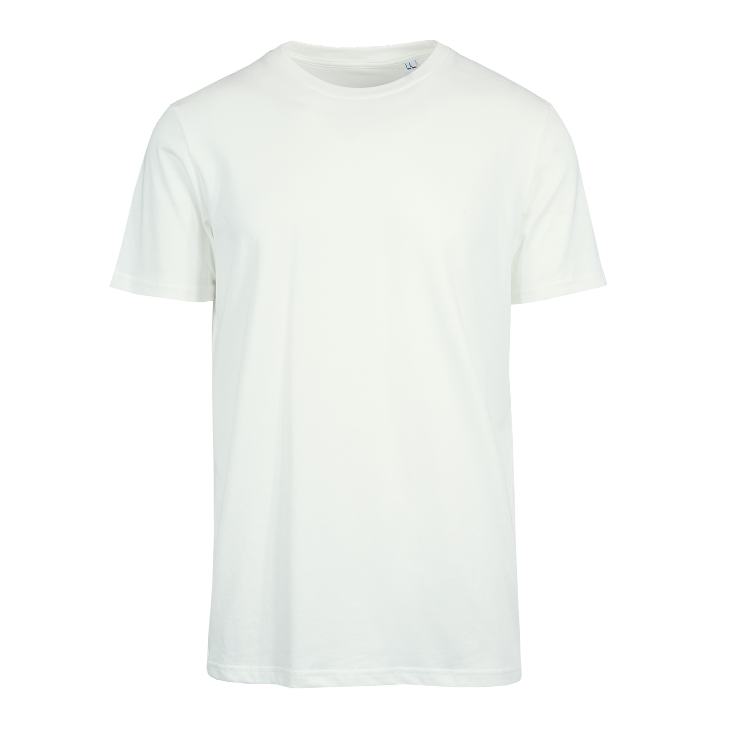 T-shirt bio à col rond et manches courtes - 98 - Crème Blanc S