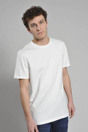 T-shirt bio à col rond et manches courtes