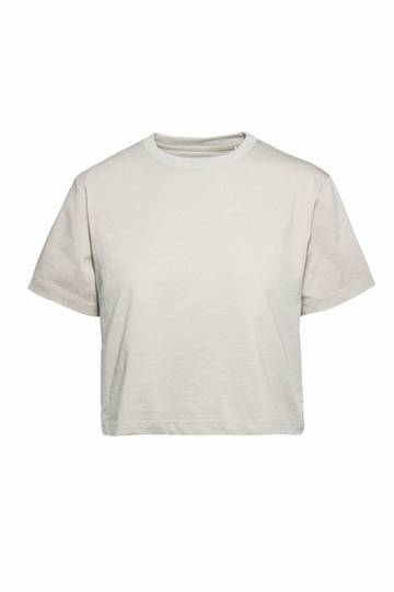 Pull à manches courtes et col rond pour femme - 