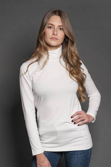 Pull à manches courtes et col rond pour femme