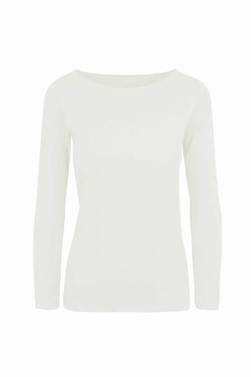 Pull à manches courtes et col rond pour femme - 