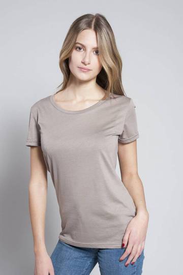 Pull en modal pour femme, col rond et manches courtes