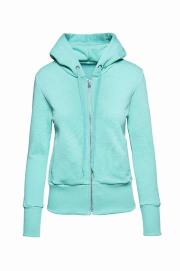 Sweat à capuche zippé doux pour femme  - 
