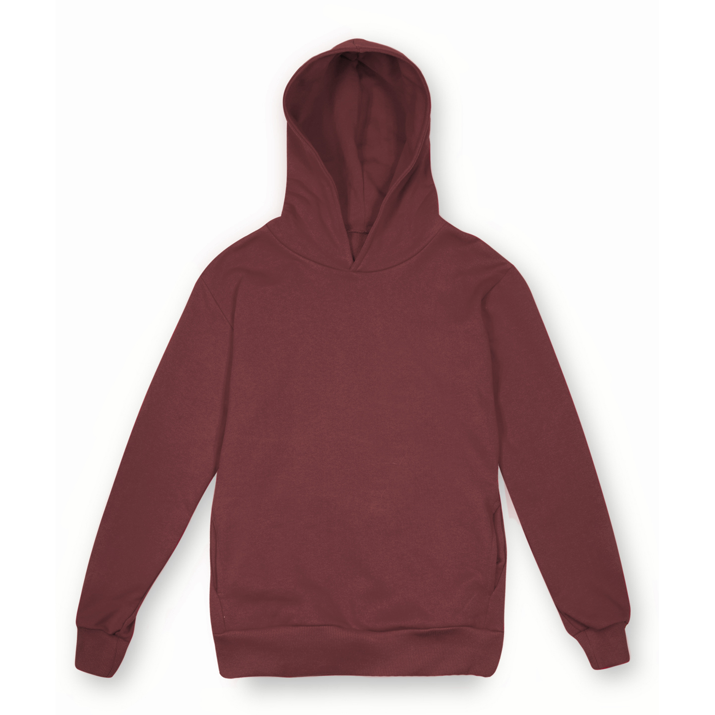 Sweat à capuche doux unisexe Mya, coupe urbaine - BX - Bordeaux S