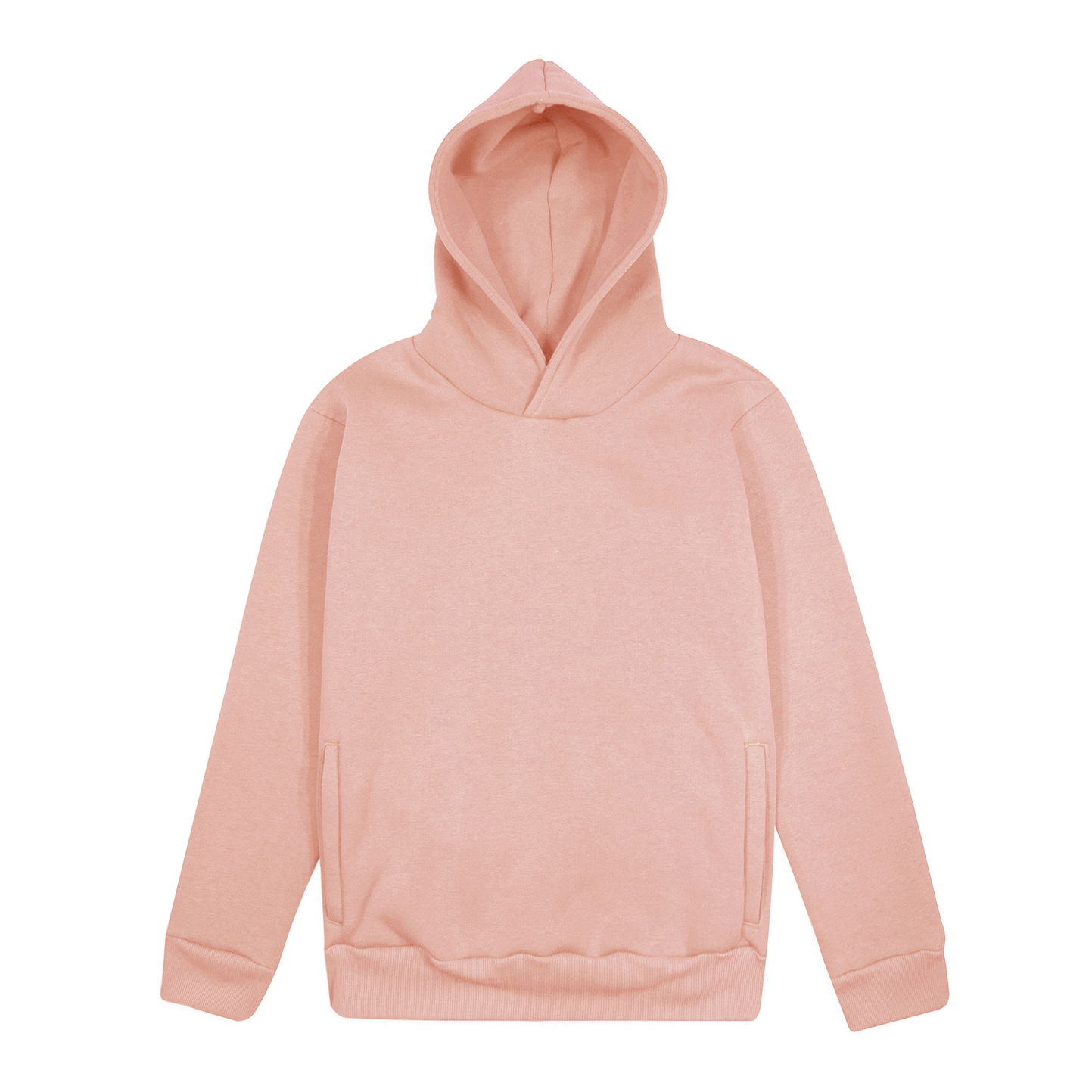 Sweat à capuche unisexe Sya en molleton, coupe urbaine - RP - Rose poudré XS