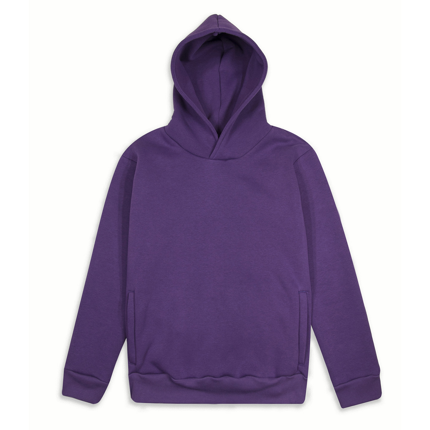 Sweat à capuche unisexe Sya en molleton, coupe urbaine - VI - Violet XS