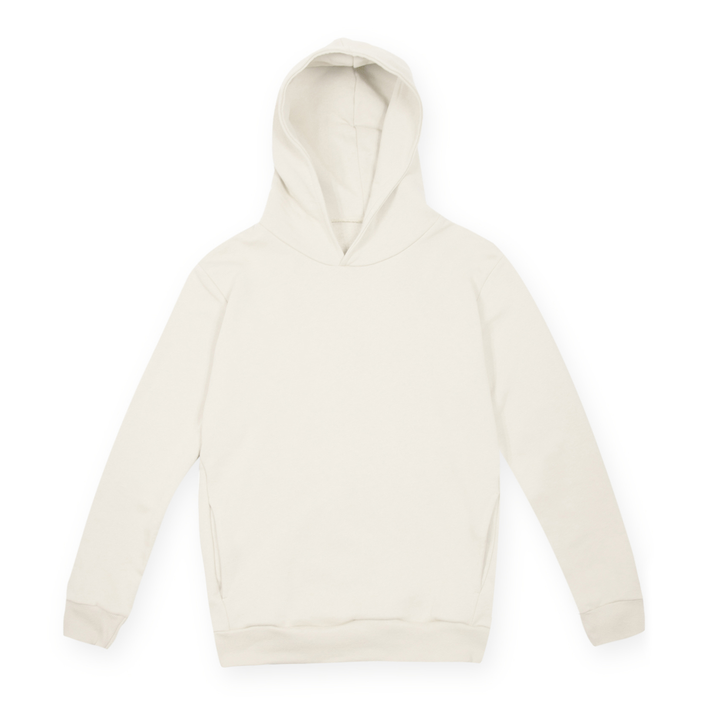 Sweat à capuche unisexe Sya en molleton, coupe urbaine - 98 - Crème Blanc S