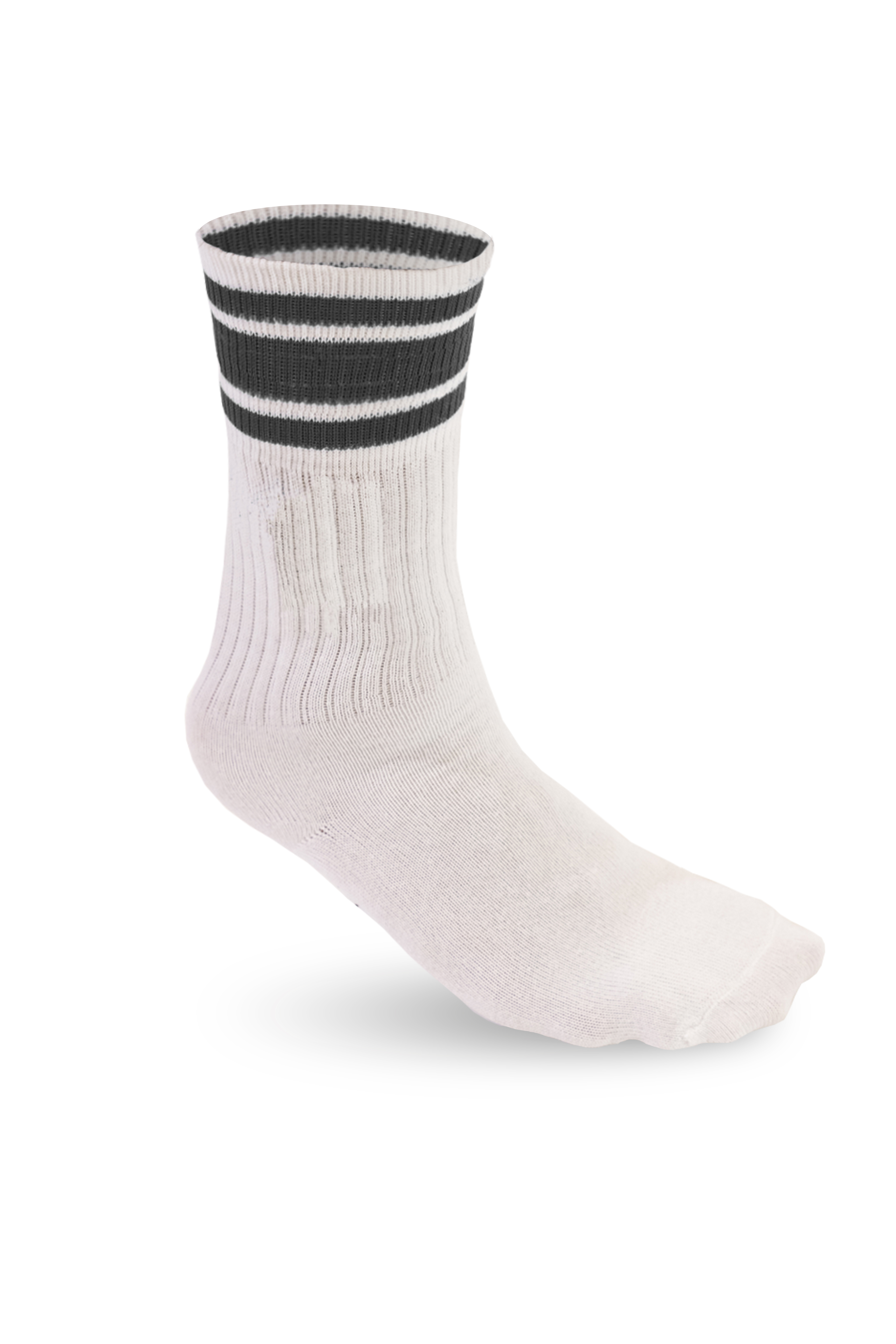 Chaussettes de sport 78/18/4% Cot/Pam/Ela Gris clair chiné Taille 35/38 - 9912 - Noir/Blanc Taille 35/38