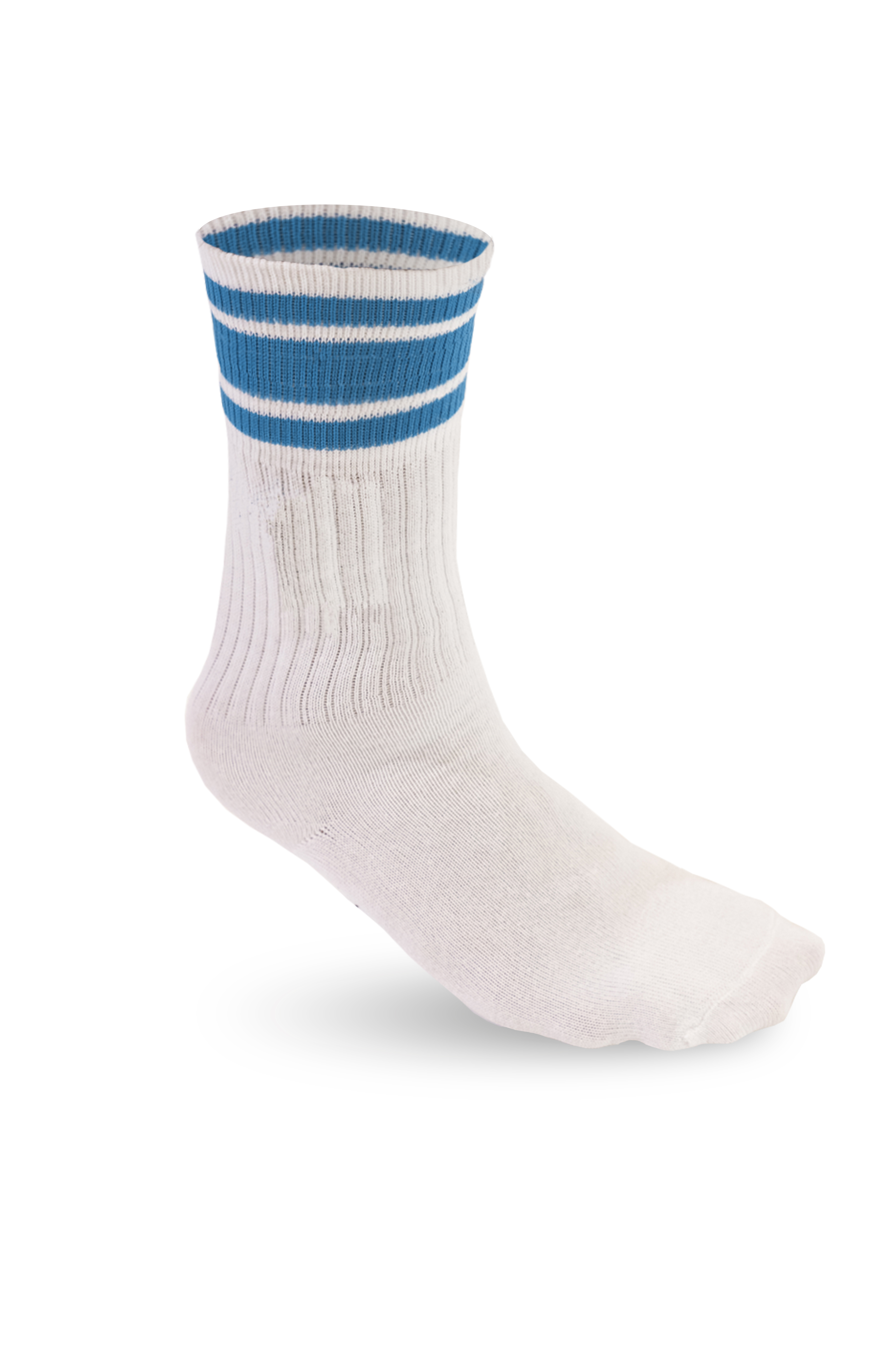 Chaussettes de sport 78/18/4% Cot/Pam/Ela Gris clair chiné Taille 35/38 - 9927 - Blanc/Royal Taille 35/38