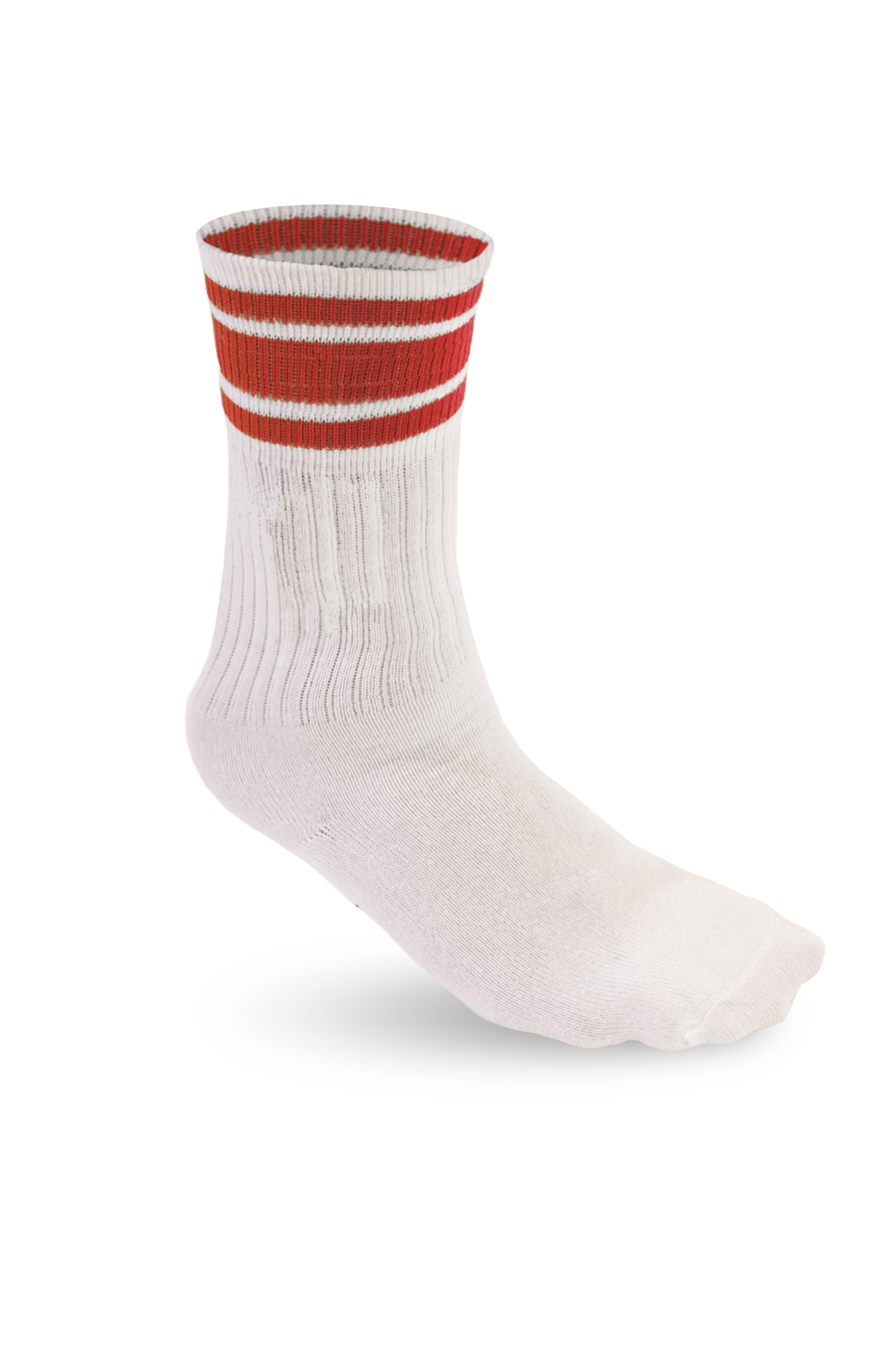 Chaussettes de sport 78/18/4% Cot/Pam/Ela Gris clair chiné Taille 35/38 - 9928 - Blanc/Rouge Taille 35/38