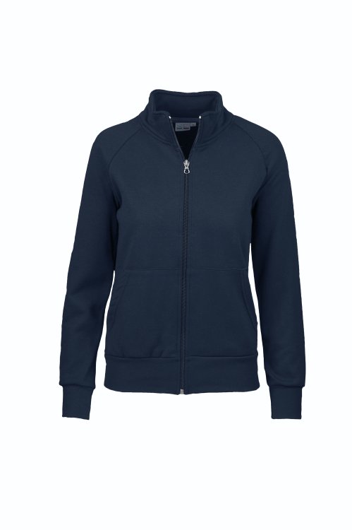 Sweat zippé femme - 18 - Bleu