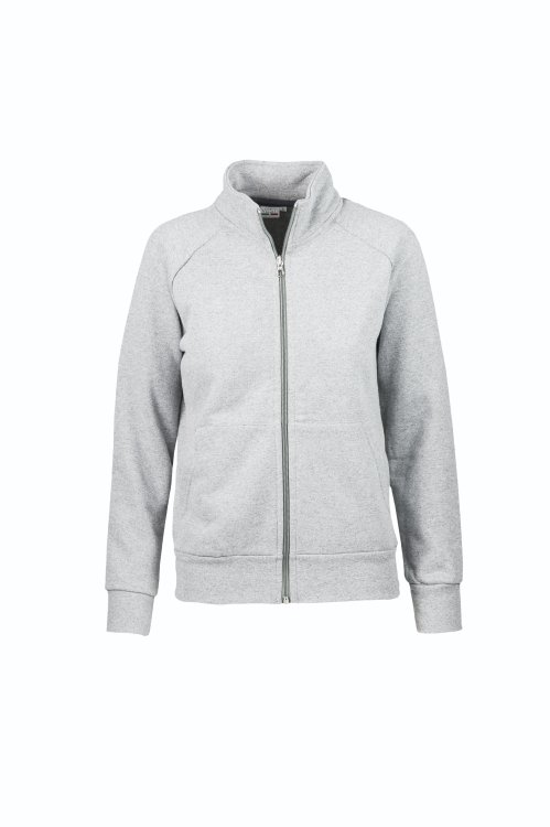 Sweat zippé femme - 75 - Cendre