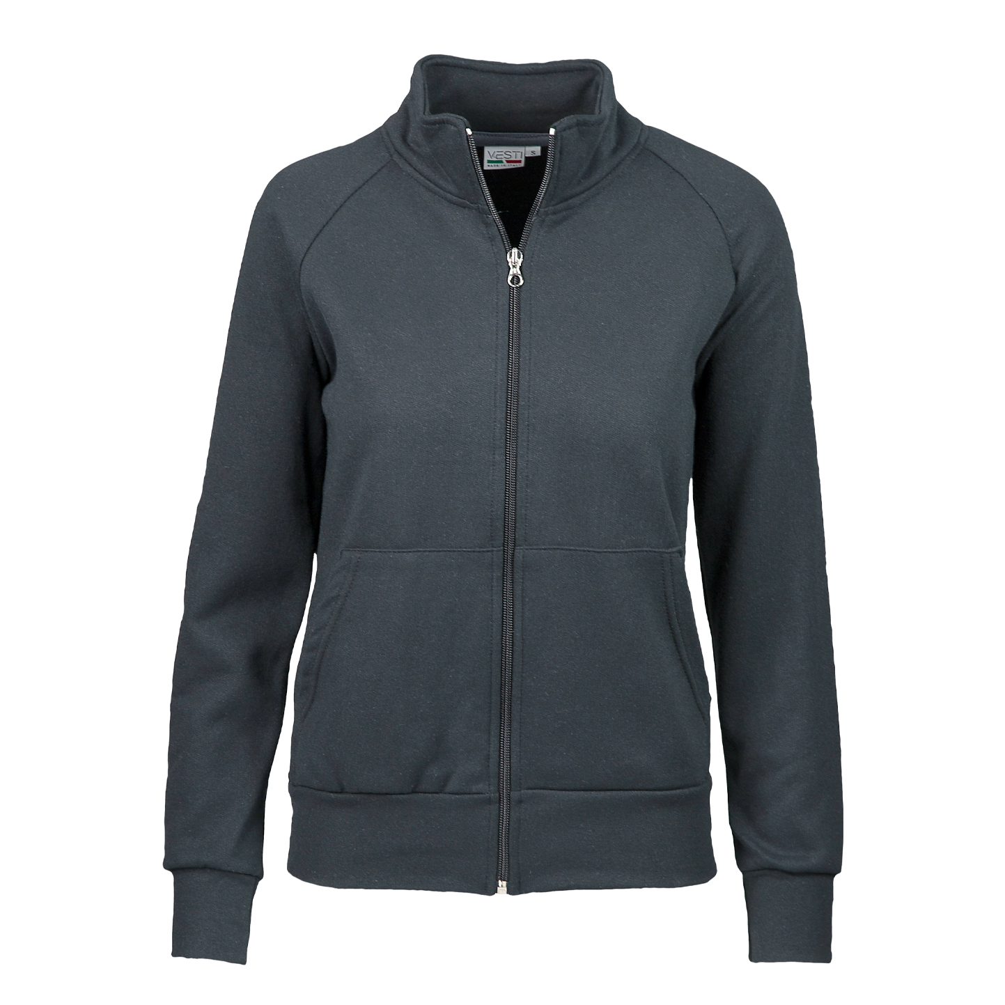 Sweat zippé femme - 22 - Plomb XS